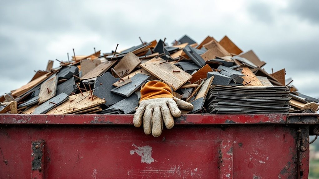 disposal of roofing materials