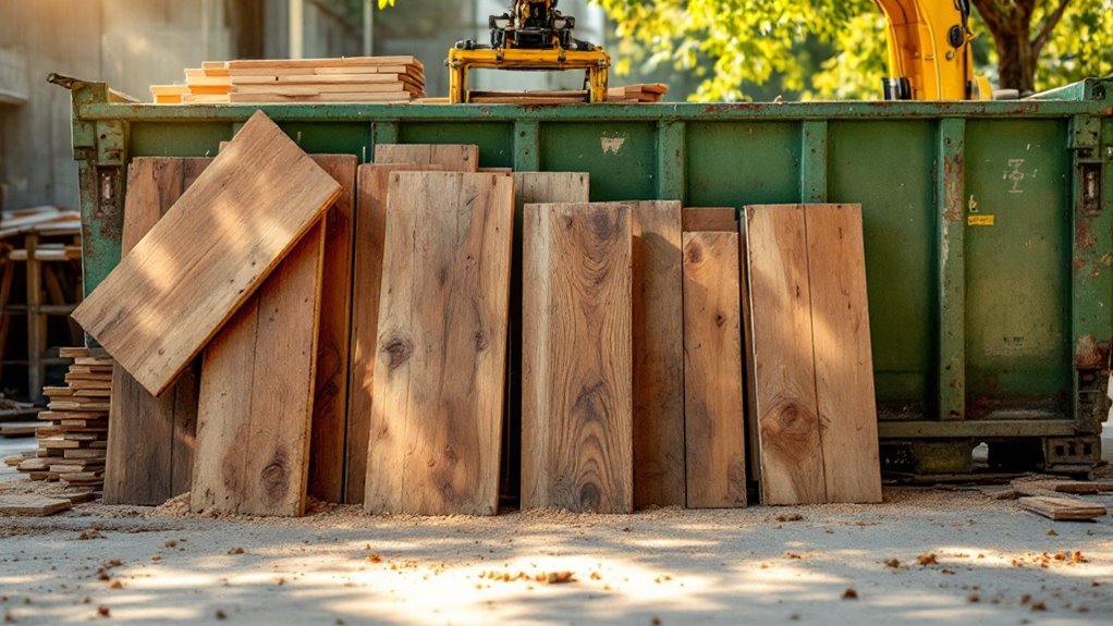 dispose of hardwood floors properly